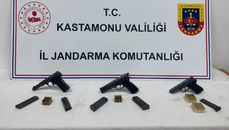 Kastamonu’da silah kaçakçılarına yönelik operasyon