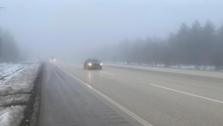 Kastamonu’da sis etkili oldu