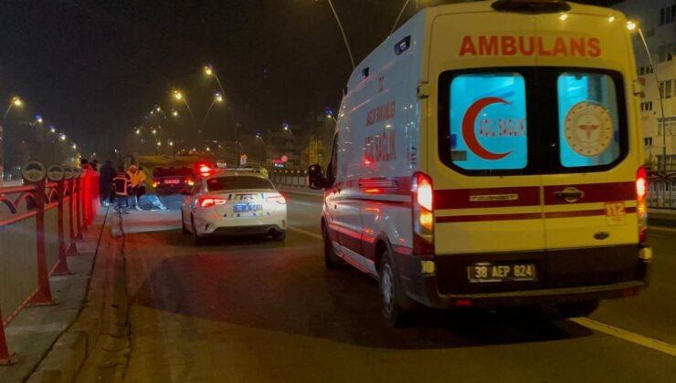 Kayseri’de takla atan otomobilin sürücüsü hastanelik oldu