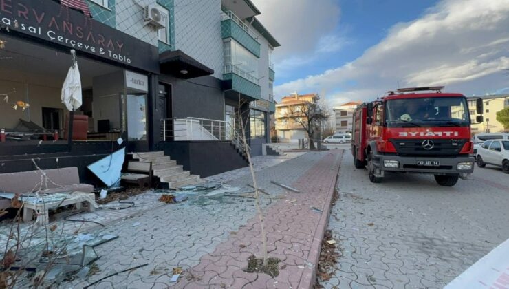 Konya’da sanat galerisinde doğal gaz patlaması: 1 yaralı