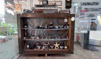 Muğla’da müze gibi berber dükkanı