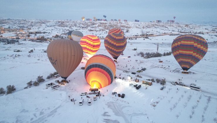 Nevşehir Kapadokya’da balon turları iptal edildi