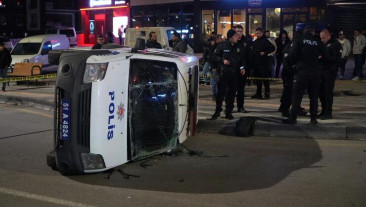 Niğde’de polis aracı ile otomobil çarpıştı: 1’i ağır 6 yaralı