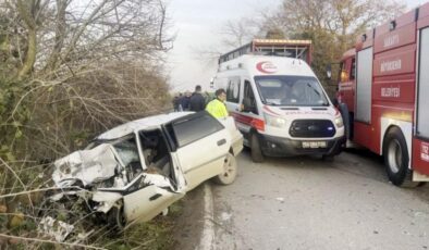 Sakarya’da tavuk yüklü kamyonla çarpışan otomobildeki anne ve oğlu öldü