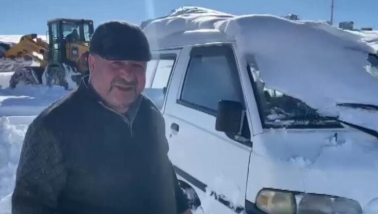 Trabzon’da mahsur kalan şahsın imdadına ekipler yetişti