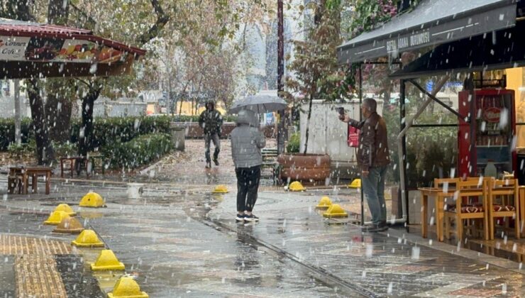 Yalova’ya mevsimin ilk karı düştü