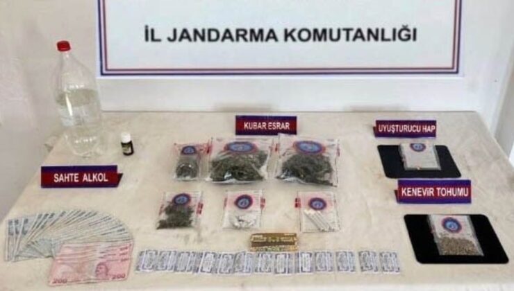 Zonguldak’ta düzenlenen operasyonda sahte alkol ele geçirildi