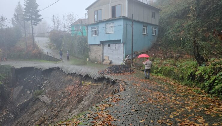 Zonguldak’ta heyelan bölgesinde yaşayanlar tedirgin