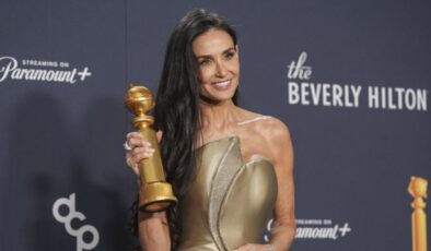 45 yıllık oyunculuk kariyerinde Demi Moore ilk kez ödül kazandı