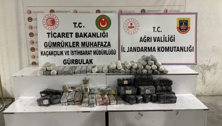 Ağrı’da uyuşturucu operasyonu: 18 kilo 730 gram esrar ele geçirildi