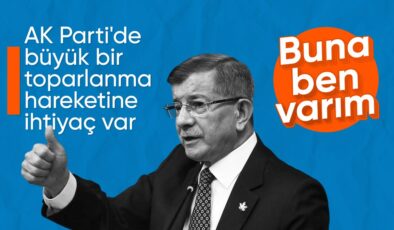 Ahmet Davutoğlu: AK Parti içinde veya dışında toparlanmaya varım