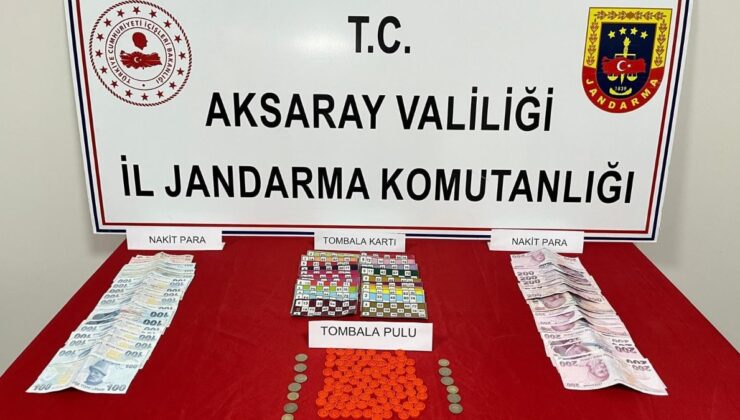 Aksaray’da kumar oynayanlara operasyon