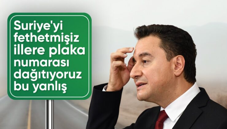 Ali Babacan: Suriye’de olanlar iç kamuoyuna farklı anlatılıyor