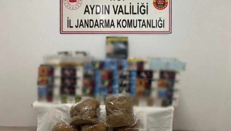 Aydın’da jandarmadan sigara kaçakçılığı operasyonu