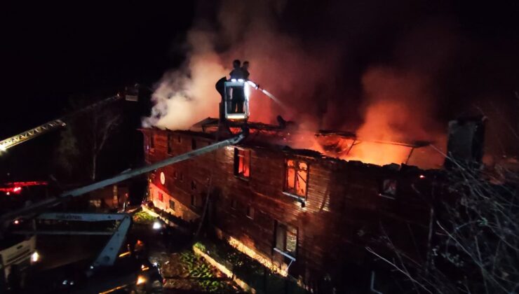 Bartın’da otelde yangın paniği