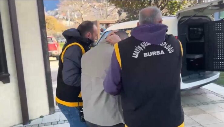 Bursa’da 44 suç kaydı bulunan şahıs yakalandı
