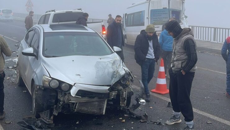 Diyarbakır’da 3 ayrı noktada zincirleme kaza