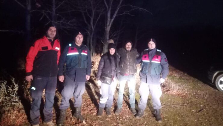 Eskişehir’de ormanlık alanda kaybolan çift kurtarıldı
