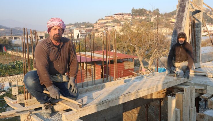 Hatay’da inşaat kalıpçılarının yevmiyesi arttı