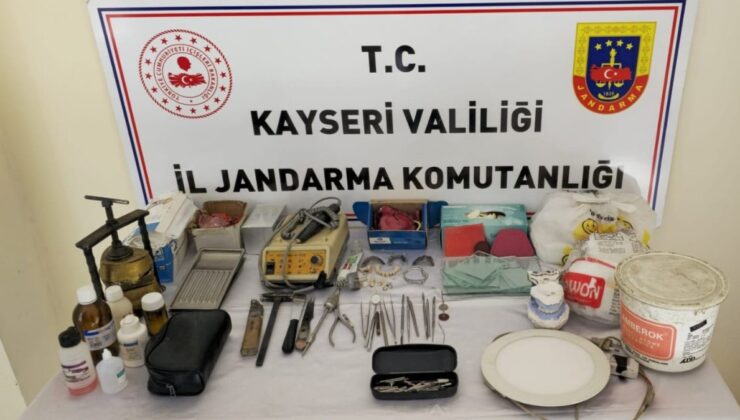 Kayseri’de sahte diş hekimine gözaltı