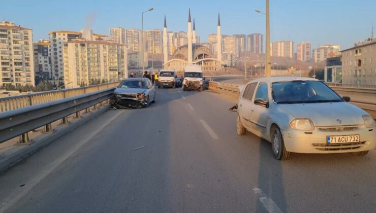 Kırıkkale’de buzlanma nedeniyle kaza