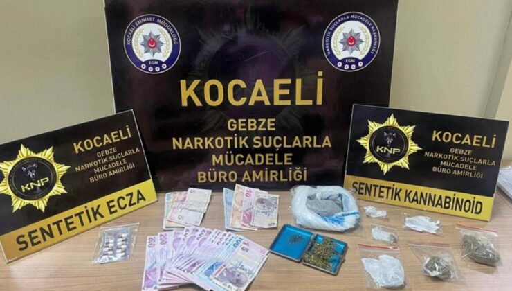 Kocaeli’de 8 şüpheli uyuşturucu ticareti suçundan tutuklandı