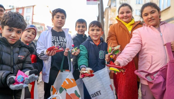 Konya’da çocuklar, Üç Aylara özel ‘Şivlilik’ geleneğini sürdürüyor