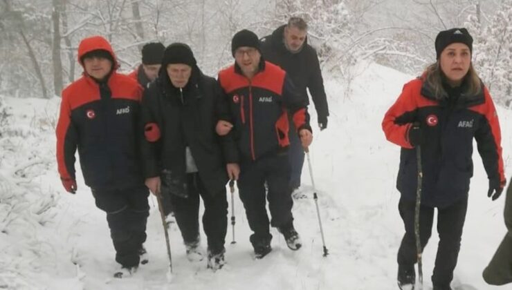 Kütahya’da kayıp olarak aranan Alzheimer hastası ormanda bulundu