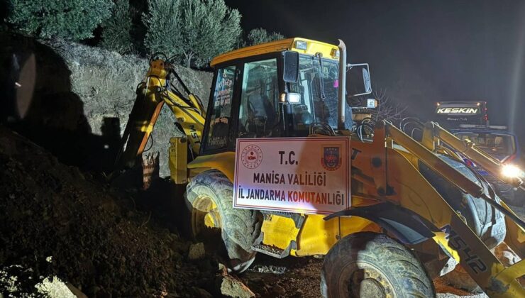 Manisa’da yılbaşı gecesi kaçak kazı yaparken yakalandılar