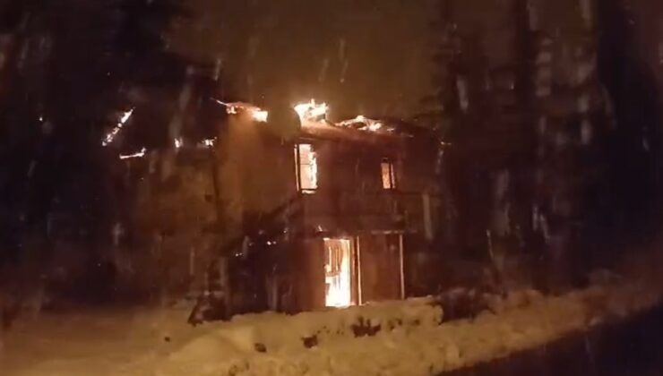 Mersin’de yayla evi yangında kullanılamaz hale geldi