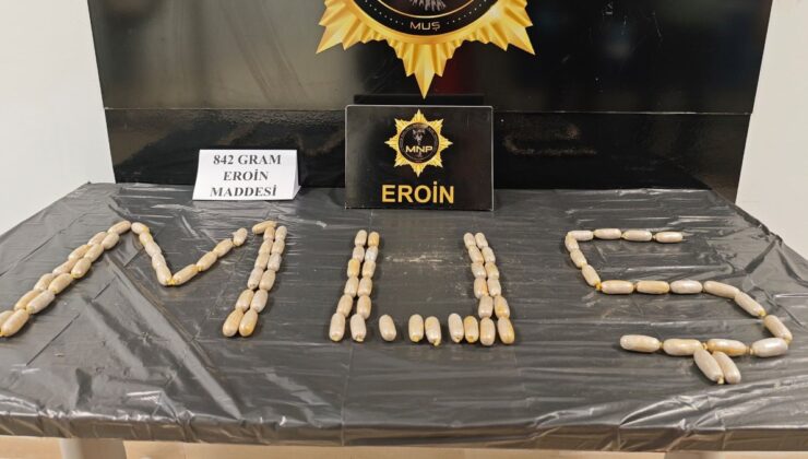 Muş’ta midesinde 84 kapsül eroin taşıyan şahıs yakalandı