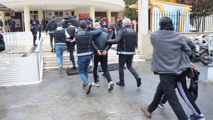 Şanlıurfa’da kuyumcu atölyesini yağmaladıkları iddiasıyla 11 şüpheli yakalandı