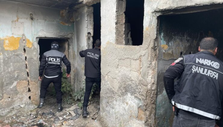 Şanlıurfa’da uyuşturucu operasyonu