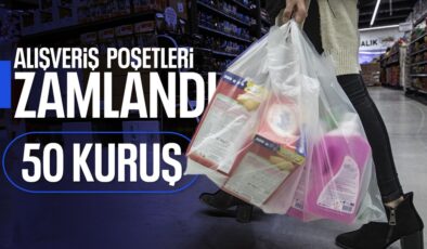 SON DAKİKA! Plastik poşet fiyatı yeni yılda 50 kuruş olacak