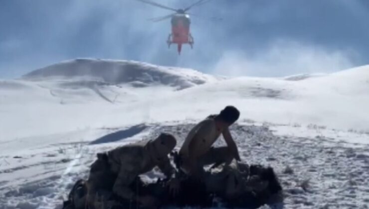 Van’da arazide terk edilen kaçak göçmen, donmak üzereyken kurtarıldı