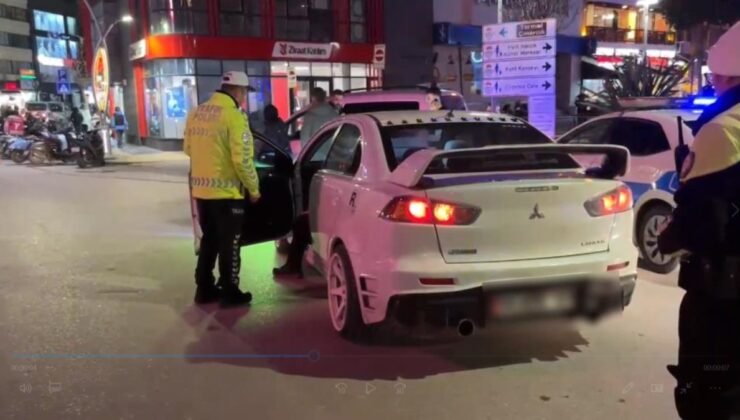Yalova’da trafiği tehlikeye atan ehliyetsiz sürücüye ceza yağdı
