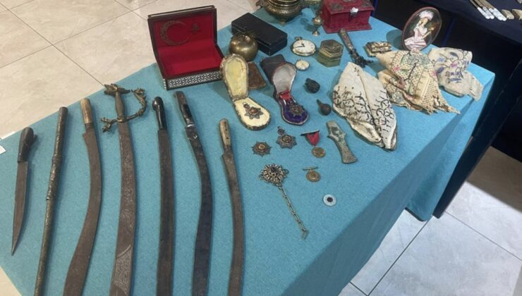 1,5 milyon TL değerinde 243 tarihi eser ele geçirildi