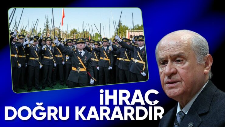 Bahçeli: Teğmenlerin ihracı doğru ve isabetli bir karardır