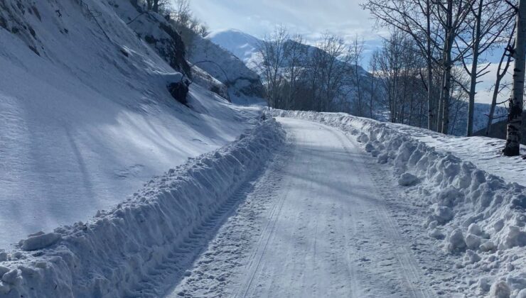 Batman’da kar yağışı etkisini sürdürüyor