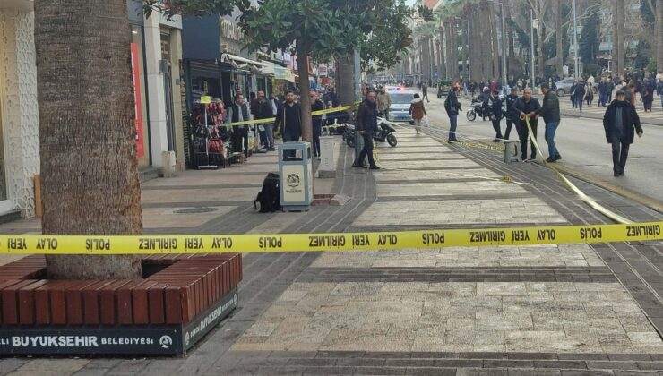 Denizli’de bina önüne bırakılan çanta korkuttu