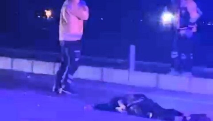 Denizli’de kaza geçiren yayayı otomobiller ezdi