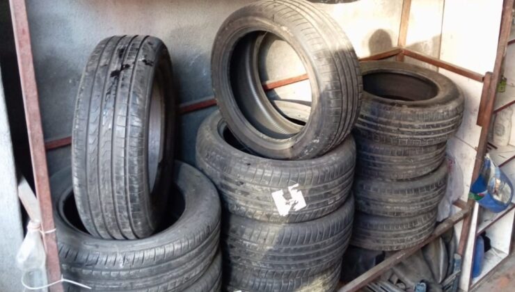 Diyarbakır’da sınıf fiyatları artınca sürücüler çıkma lastiklere yönlendi