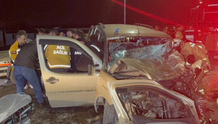 Düzce’de kaza: 2’si ağır 7 yaralı