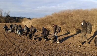 Edirne’de 13 düzensiz göçmen yakalandı