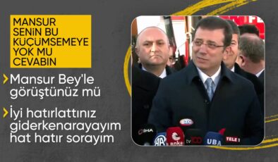 Ekrem İmamoğlu’nun küçümseyici Mansur Yavaş açıklaması
