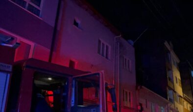 Eskişehir’de çatıyı yakıp aşağıya atlayan şahsın beslediği kuşlar telef oldu