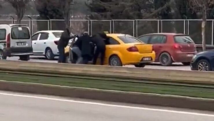Gaziantep’te taksiciye aracında meydan dayağı