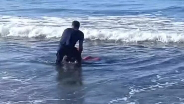 Hatay’da alkollü kadın boğulma tehlikesi geçirdi