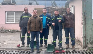 Hatay’da temizlik işçilerinin sosyal medya akımı paylaşımı ilgi odağı oldu