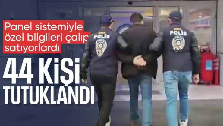 İstanbul merkezli ‘panel’ operasyonunda 44 tutuklama